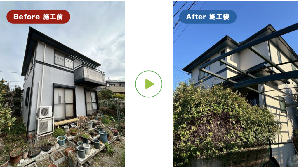 トベシンホームの施工事例。【外壁塗装+屋根カバー工事】千葉県野田市 S様邸