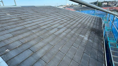 スレート屋根の画像