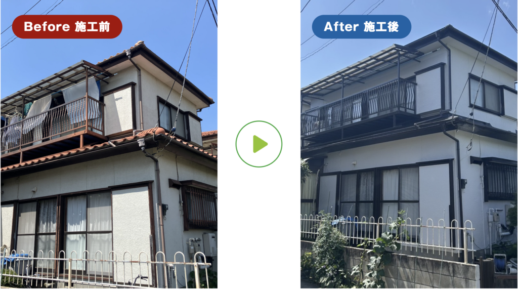 トベシンホームの施工事例：【外壁塗装×屋根葺き替え】埼玉県川越市