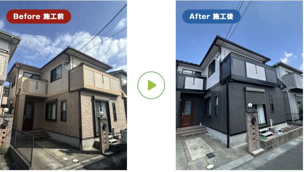 トベシンホームの施工事例【外壁塗装×屋根カバー工法】埼玉県坂戸市