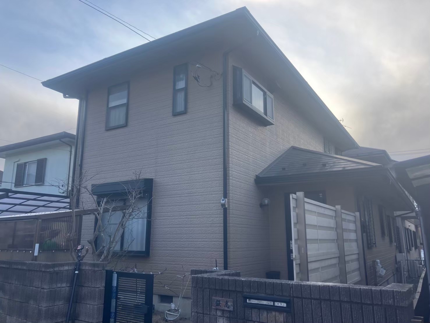 外壁塗装前の様子