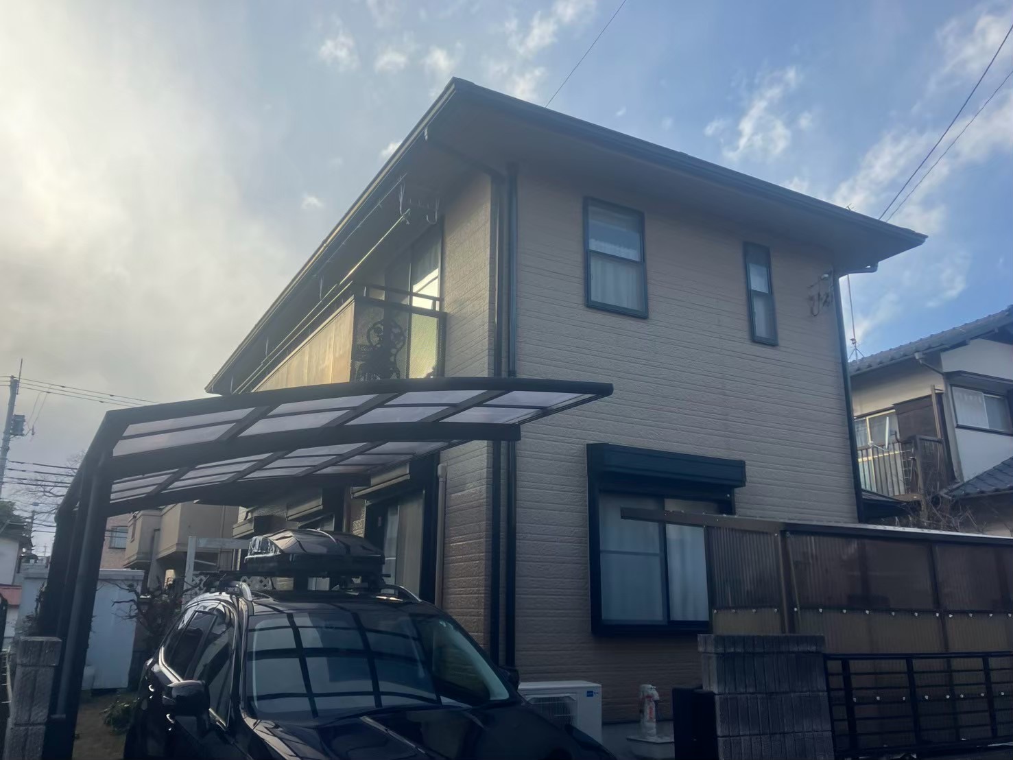 塗装前の外観の様子