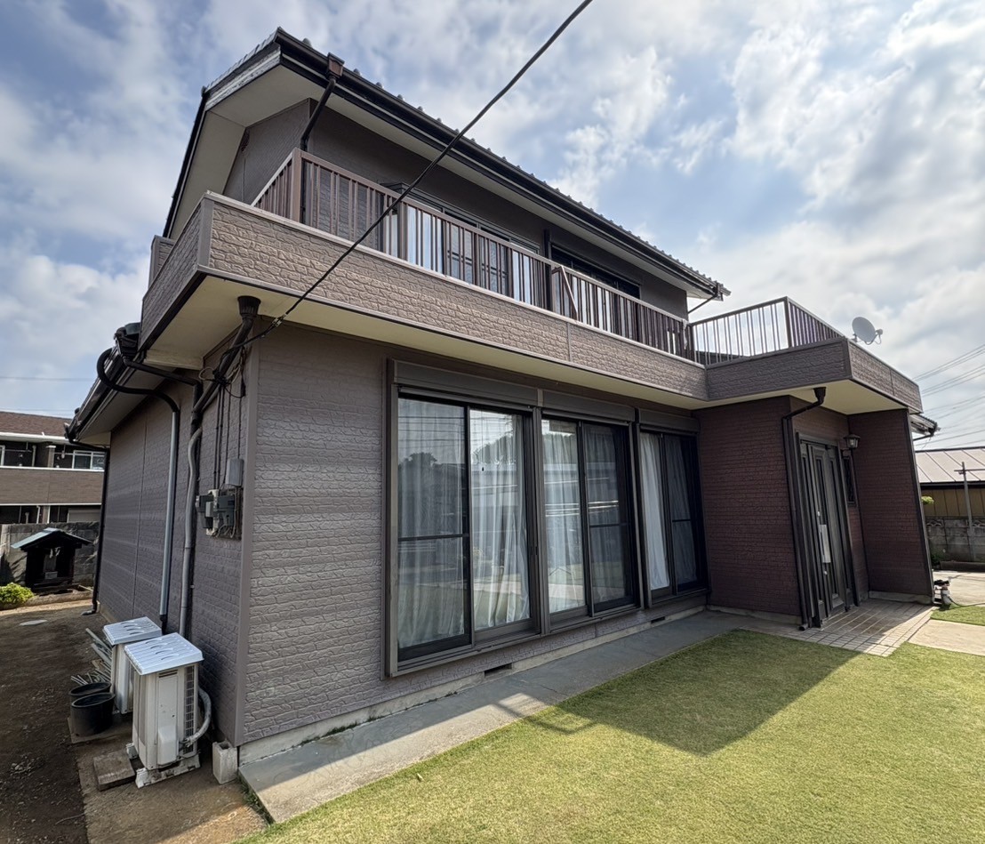 外壁塗装前の外観の様子