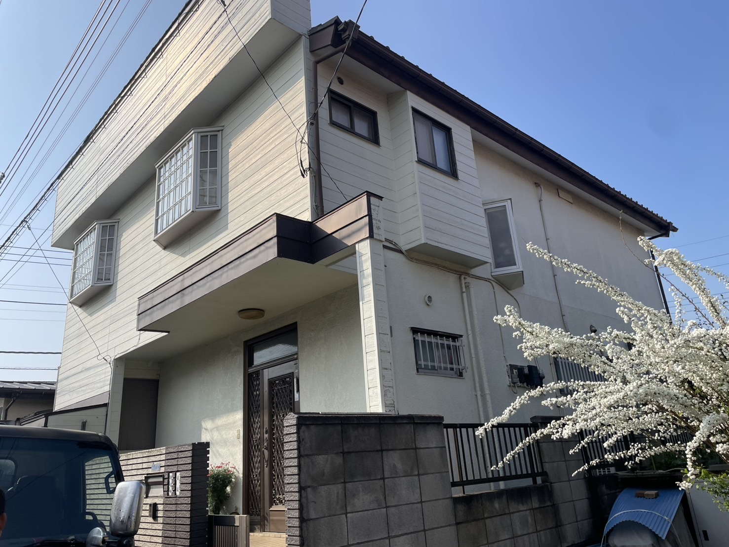 外壁塗装前の外観