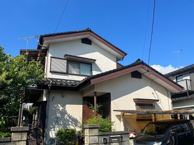 外壁塗装前の外観の様子