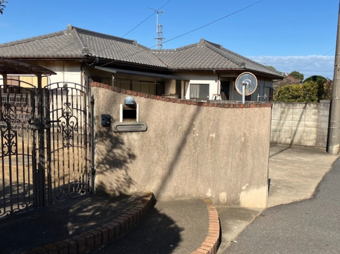 施工前の塀の様子