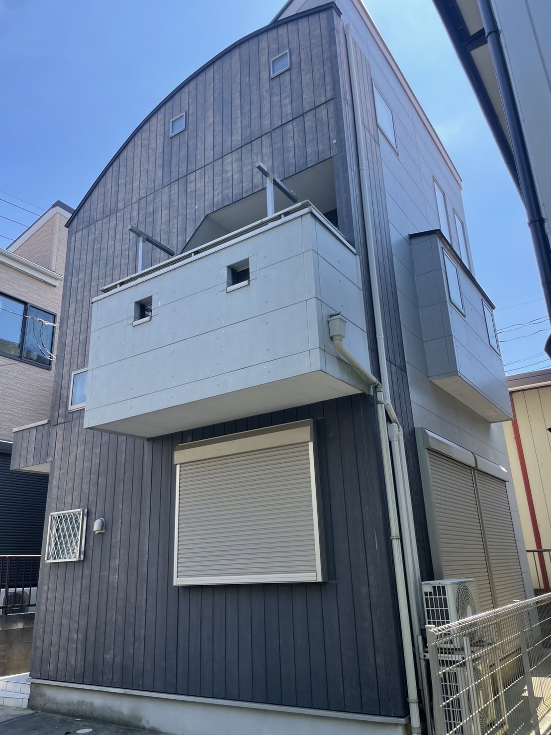 外壁塗装前の外観の様子