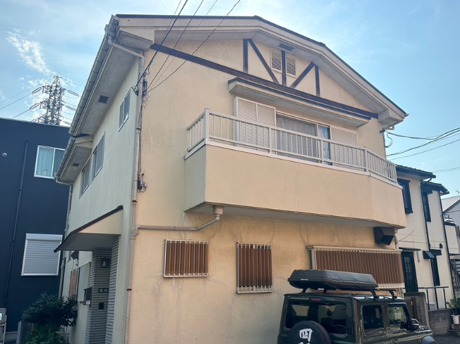 外壁塗装前の外観の様子