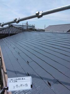 [上尾市 H様邸]軒天塗装まで丁寧に！屋根塗装で住まいを守る施工事例