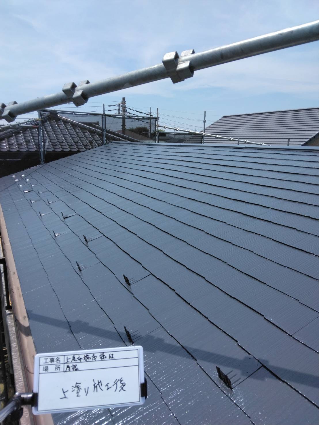 [上尾市 H様邸]軒天塗装まで丁寧に！屋根塗装で住まいを守る施工事例